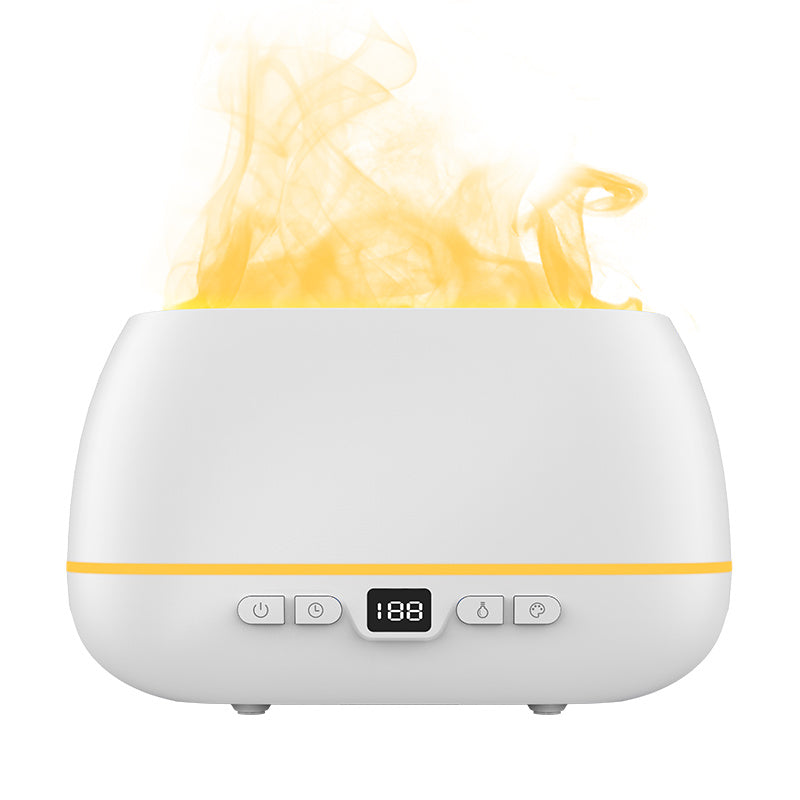 3D Flame Aroma Diffuser – 200ml USB Humidifier with Soothing Firelight Effect