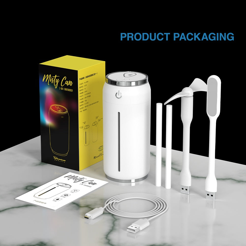 220ml Mini Car Humidifier – USB Aroma Diffuser for On-the-Go Freshness