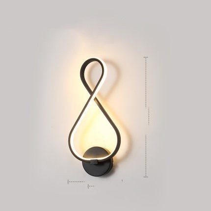Nordic LED Wall Lamp – Minimalist Bedside