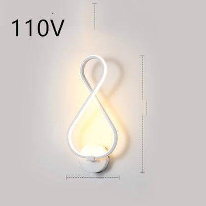 Nordic LED Wall Lamp – Minimalist Bedside