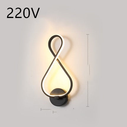 Nordic LED Wall Lamp – Minimalist Bedside
