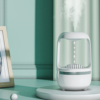 Anti-Gravity Water Drop Humidifier – Quiet Aromatherapy Sprayer