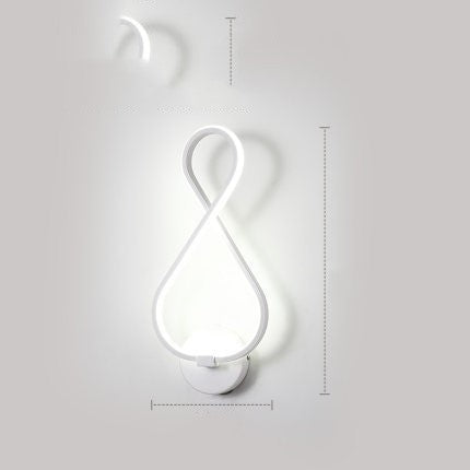 Nordic LED Wall Lamp – Minimalist Bedside