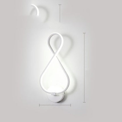 Nordic LED Wall Lamp – Minimalist Bedside