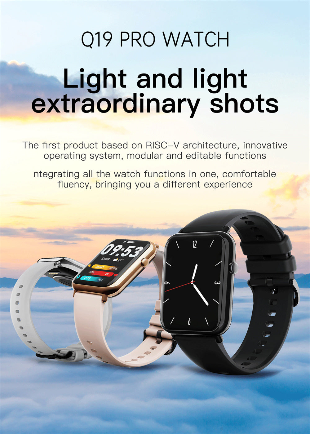 Smart Waterproof Watch – All-Day Health & Fitness Companion