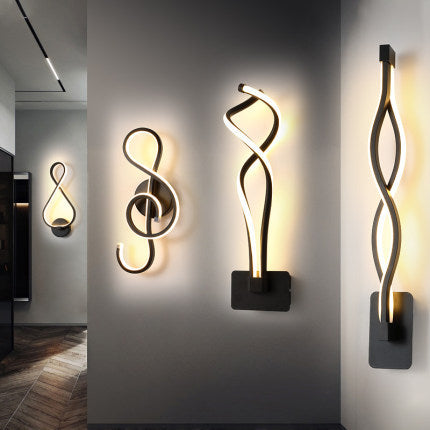 Nordic LED Wall Lamp – Minimalist Bedside