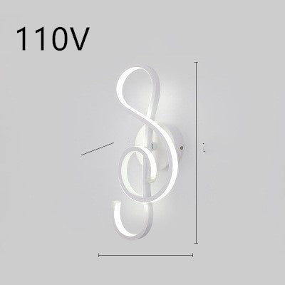 Nordic LED Wall Lamp – Minimalist Bedside