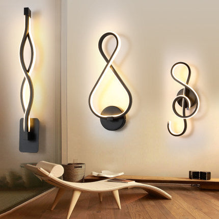Nordic LED Wall Lamp – Minimalist Bedside