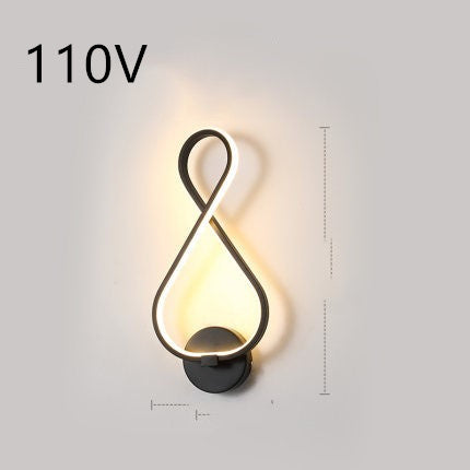 Nordic LED Wall Lamp – Minimalist Bedside