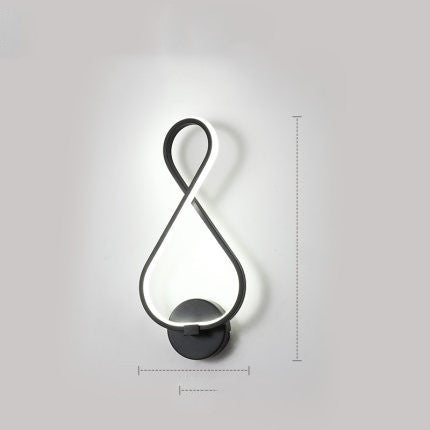 Nordic LED Wall Lamp – Minimalist Bedside