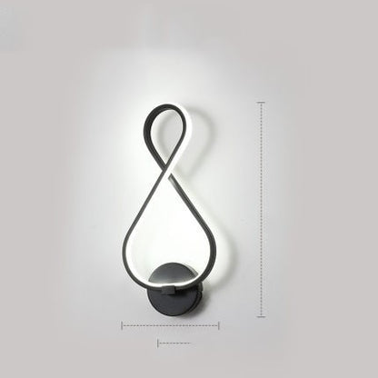 Nordic LED Wall Lamp – Minimalist Bedside