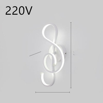 Nordic LED Wall Lamp – Minimalist Bedside