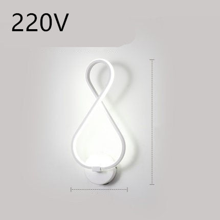 Nordic LED Wall Lamp – Minimalist Bedside