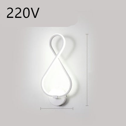 Nordic LED Wall Lamp – Minimalist Bedside