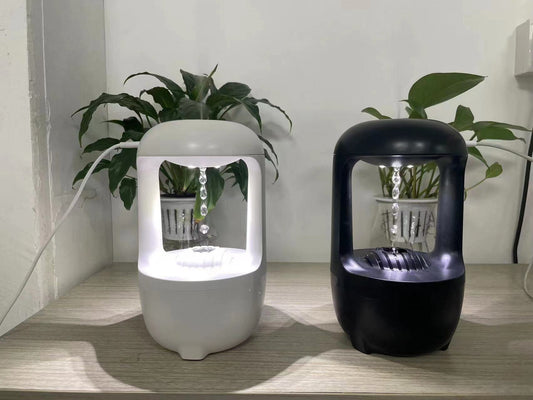 Anti-Gravity Water Drop Humidifier – Quiet Aromatherapy Sprayer