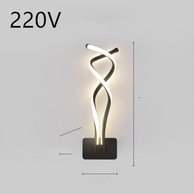 Nordic LED Wall Lamp – Minimalist Bedside