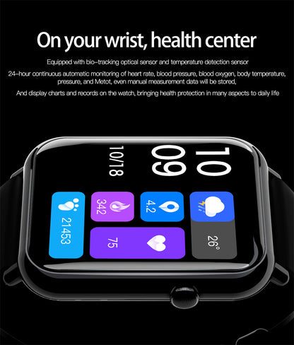 Smart Waterproof Watch – All-Day Health & Fitness Companion