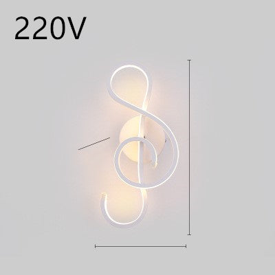 Nordic LED Wall Lamp – Minimalist Bedside