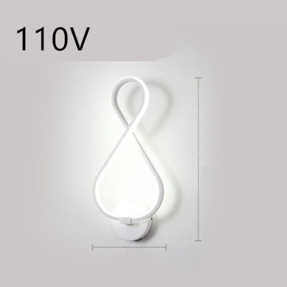 Nordic LED Wall Lamp – Minimalist Bedside
