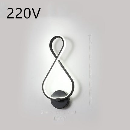 Nordic LED Wall Lamp – Minimalist Bedside